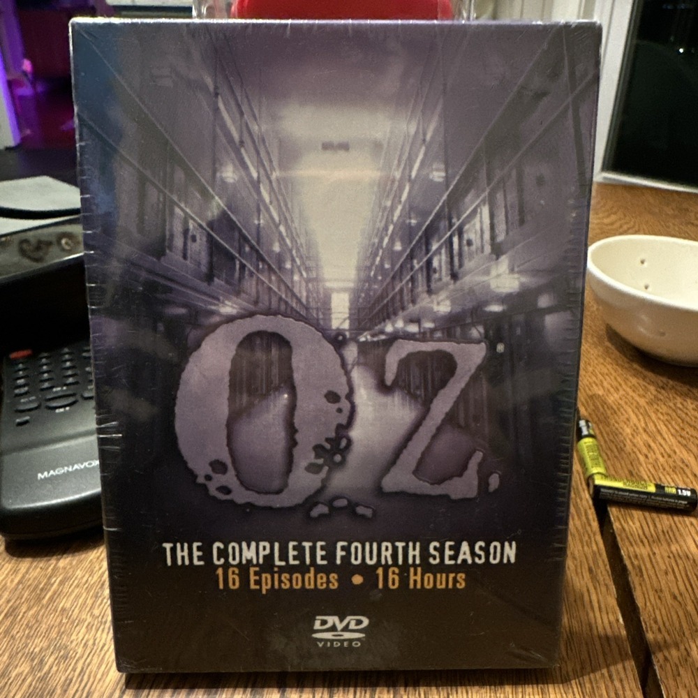 Oz The Complete Fourth Season DVD 2005 3-Disc Set HBO Drama New Sealed